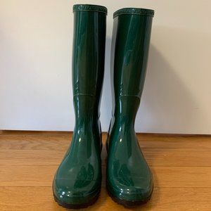 UGG Forest Green Rain Boots